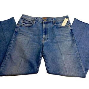 MOTHER, Women's ‘The Kick It’ Jeans, Size 32, Blue, Fan Favorite, USA Made, NWT
